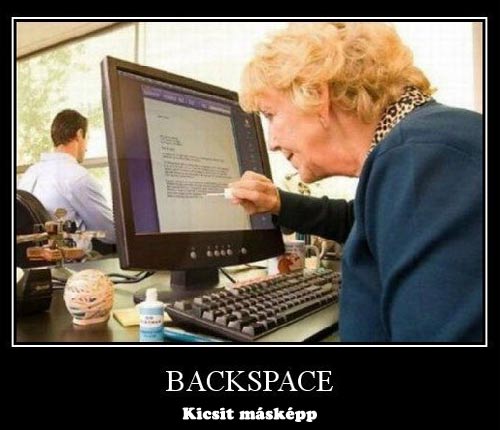 Backspace kicsit másképp - Lájk