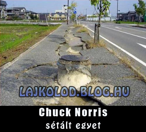 Chuck Norris sétált egyet - Lájk
