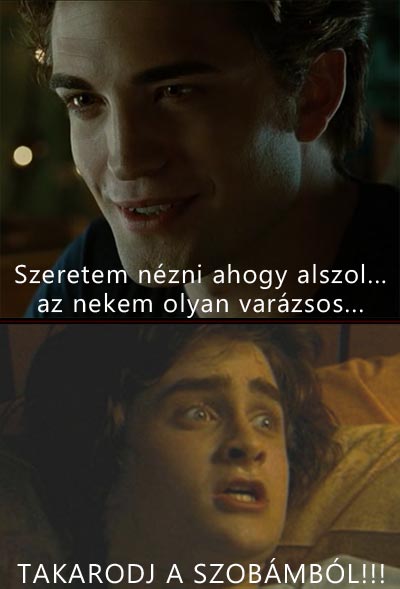 Edward Cullen és Harry Potter párbeszéde