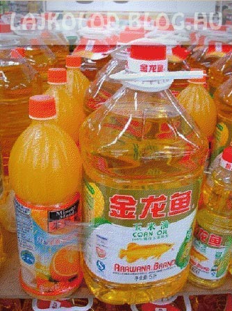 Narancslé és olaj - Kínai Tesco