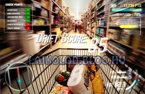 Need for Speed a bevásárlóközpontban - Lájk
